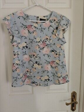 MILK&HONEY Floral Short Sleeve Blouse